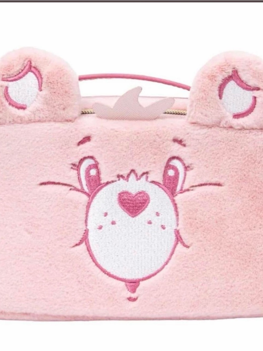 Impressions Plush Pink Care Bear makeup bag
